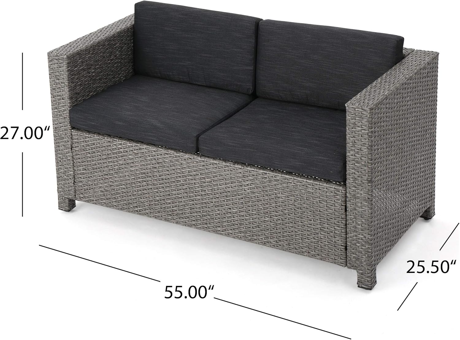 Christopher Knight Home Puerta Outdoor Wicker Loveseat - Design and Build Quality