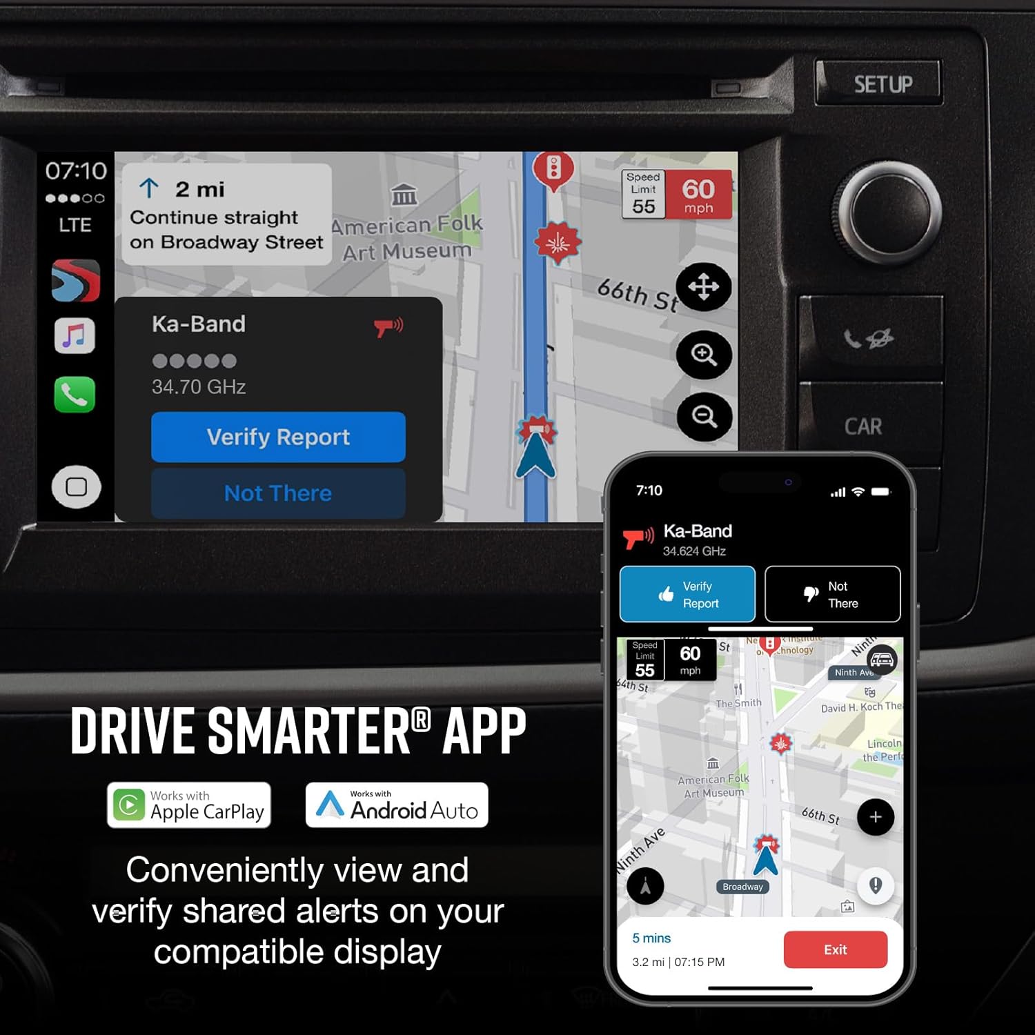 Cobra RAD 480i Laser Radar Detector Bluetooth - Performance Testing