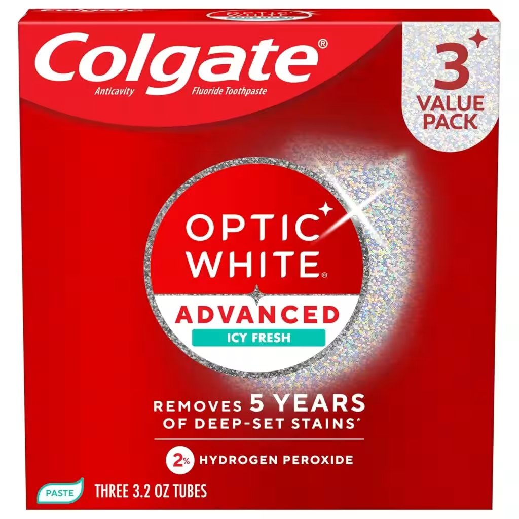 Colgate Optic White Advanced Teeth Whitening Toothpaste Review: 25,000+ Reviews Can't Be Wrong — Or Can They? - Product Image