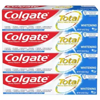 Colgate Total Whitening Toothpaste 4.8oz 4 Pack Review: The 40,000+-Review Amazon Hit — Worth Your Money? - Product Image