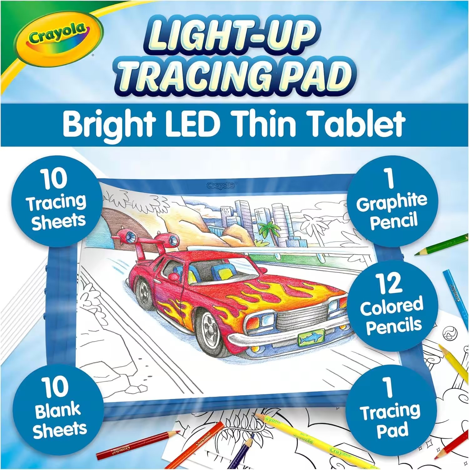Crayola Light Up Tracing Pad Blue Review
