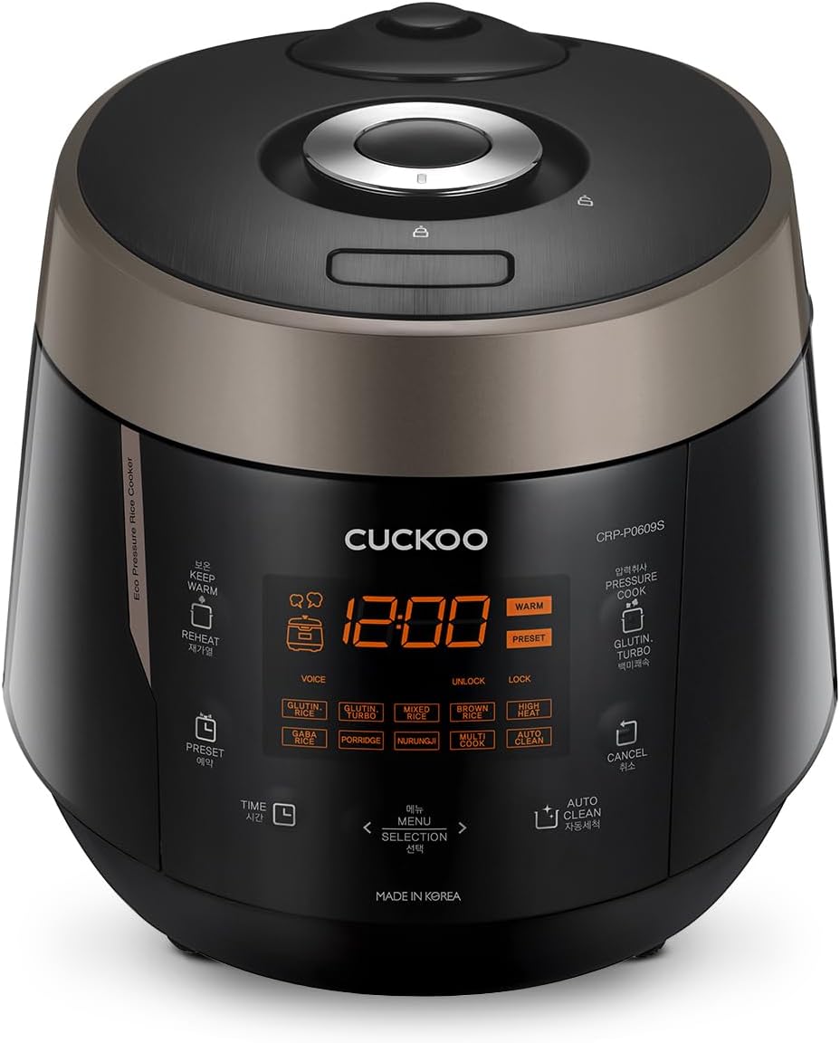 Cuckoo CRP-P0609S Electric Pressure Rice Cooker 6 Cup Review