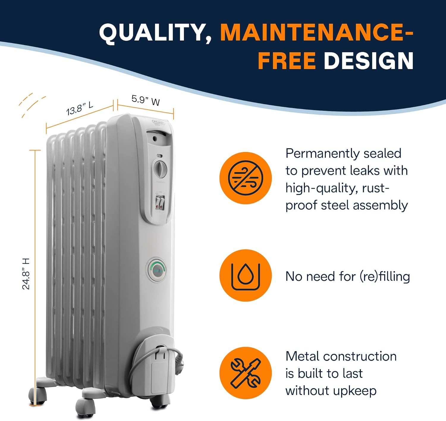 De'Longhi Comfort Temp Oil-Filled Radiator Heater - How It Compares
