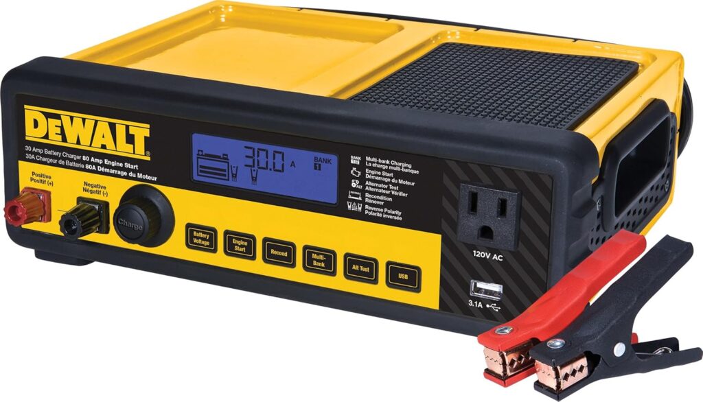 DEWALT DXAEC80 30 Amp Automotive Battery Charger Review: 30,000+ Reviews Can't Be Wrong — Or Can They? - Product Image