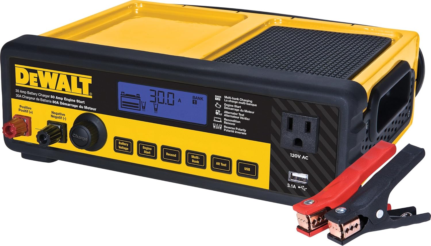 DEWALT DXAEC80 30 Amp Automotive Battery Charger Review
