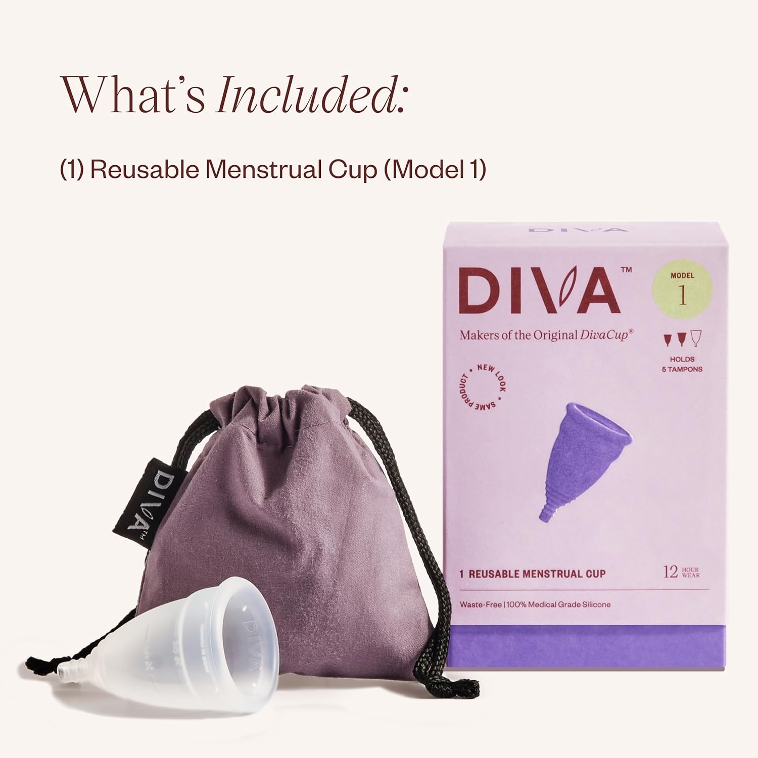 Diva Cup Menstrual Cup Model 1 - Key Specifications
