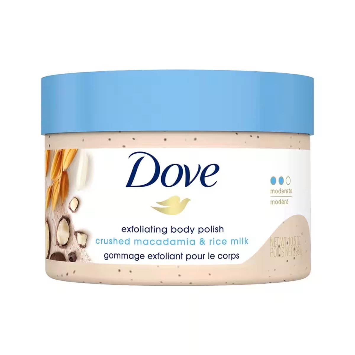 Dove Exfoliating Body Polish Crushed Macadamia Scrub 10.5oz Review