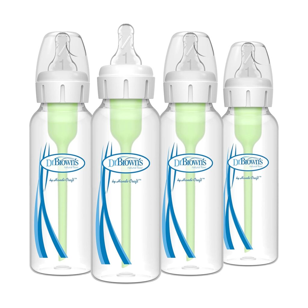 Dr. Brown's Natural Flow Anti-Colic Baby Bottles 8oz 4-Pack Review: Why 30,000+ Amazon Buyers Can't Stop Raving About It - Product Image