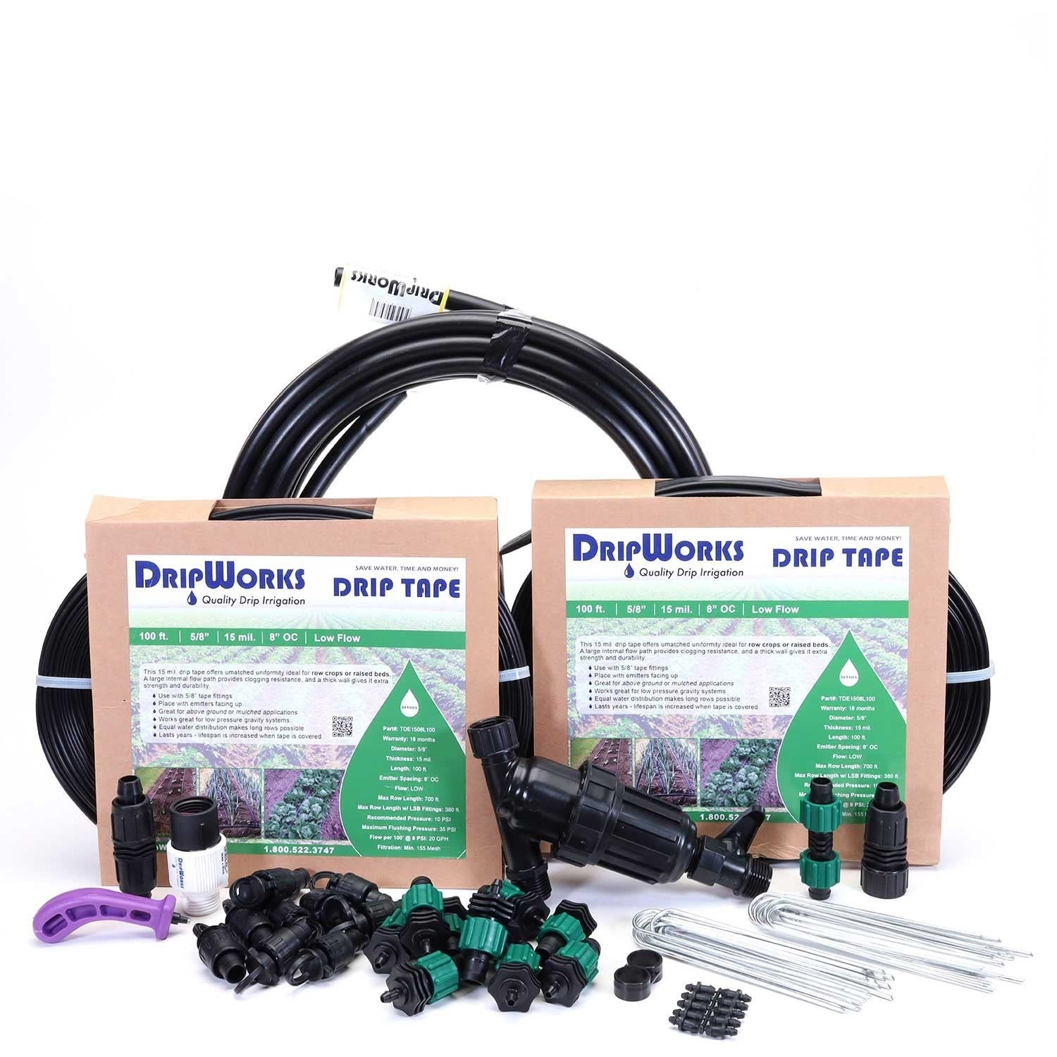 DripWorks Drip Irrigation Garden Kit 200 Feet - Design and Build Quality