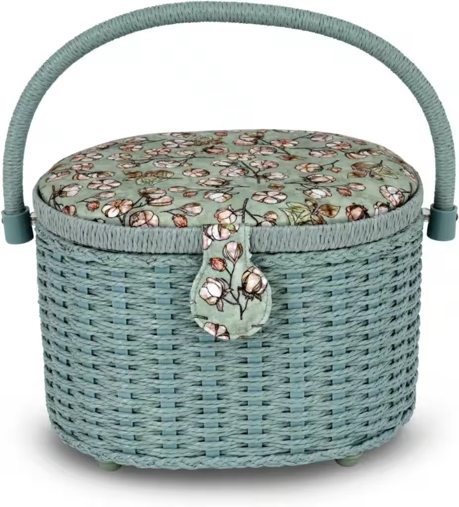 Dritz Sewing Basket Oval 9 x 6 x 5 Inch Review: Is This Top-Rated Amazon Pick Worth $30? - Product Image