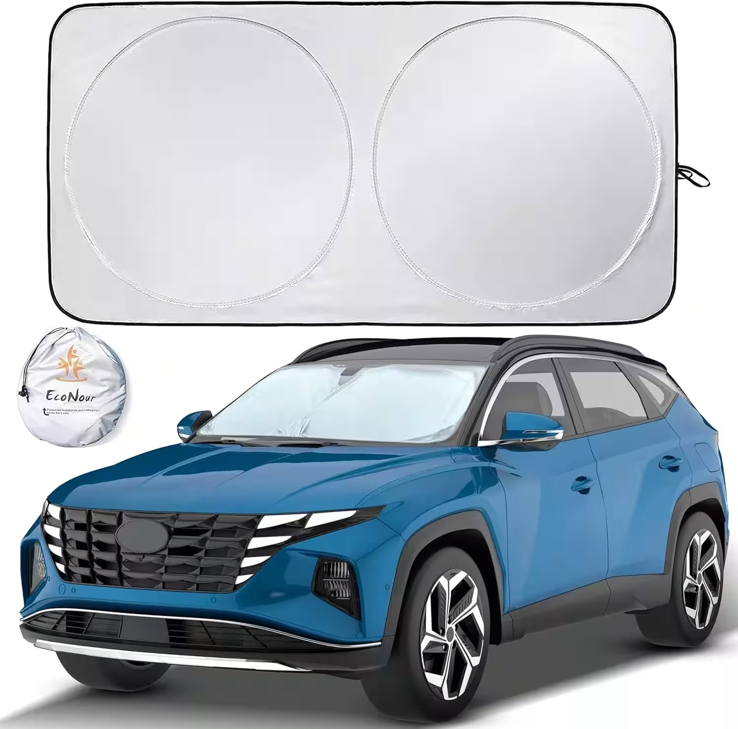 EcoNour Car Windshield Sun Shade Large Review