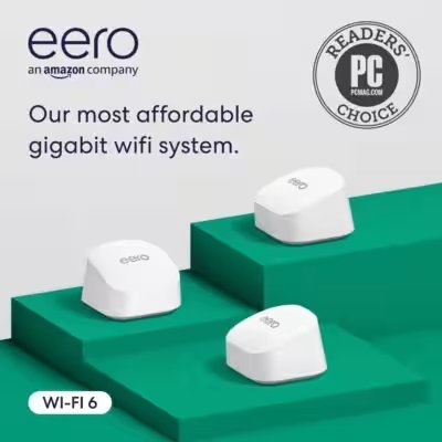 eero 6+ Mesh WiFi Router System 3 Pack Review — Is It Really Worth $120 in 2026? - Product Image