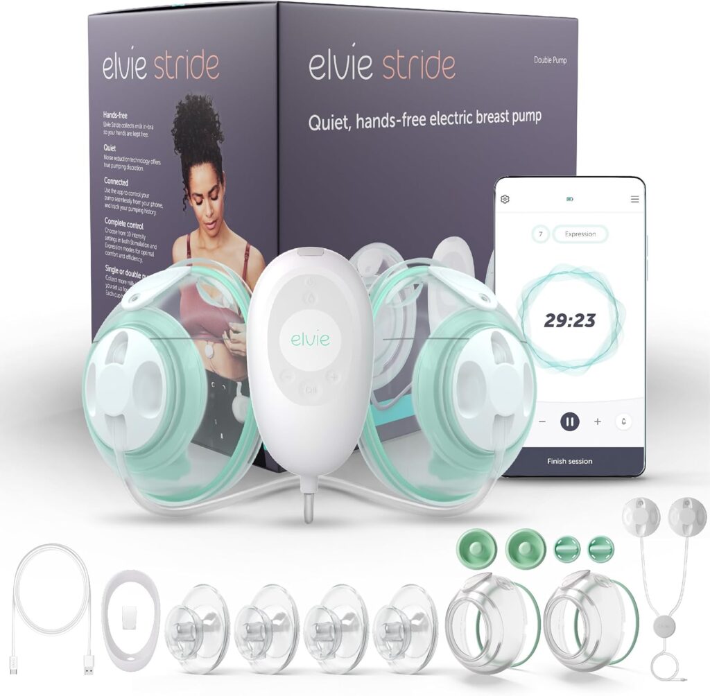 Elvie Stride Double Electric Breast Pump Review: Is This Top-Rated Amazon Pick Worth $120? - Product Image