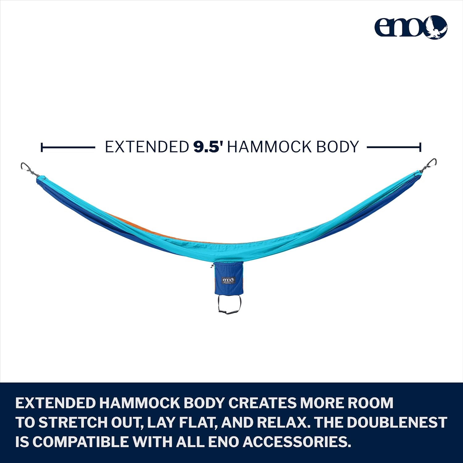 ENO DoubleNest Hammock Lightweight Camping Hammock - Key Specifications