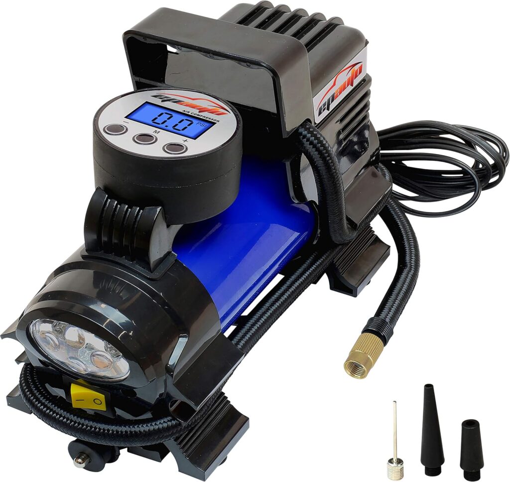 EPAuto 12V DC Car Portable Air Compressor Pump Digital Review — The Amazon Favorite With 5,000+ Ratings Put to the Test - Product Image