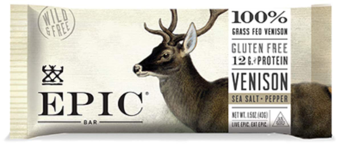 Epic Provisions Venison Sea Salt Pepper Bar 12 Pack - Real-World Performance