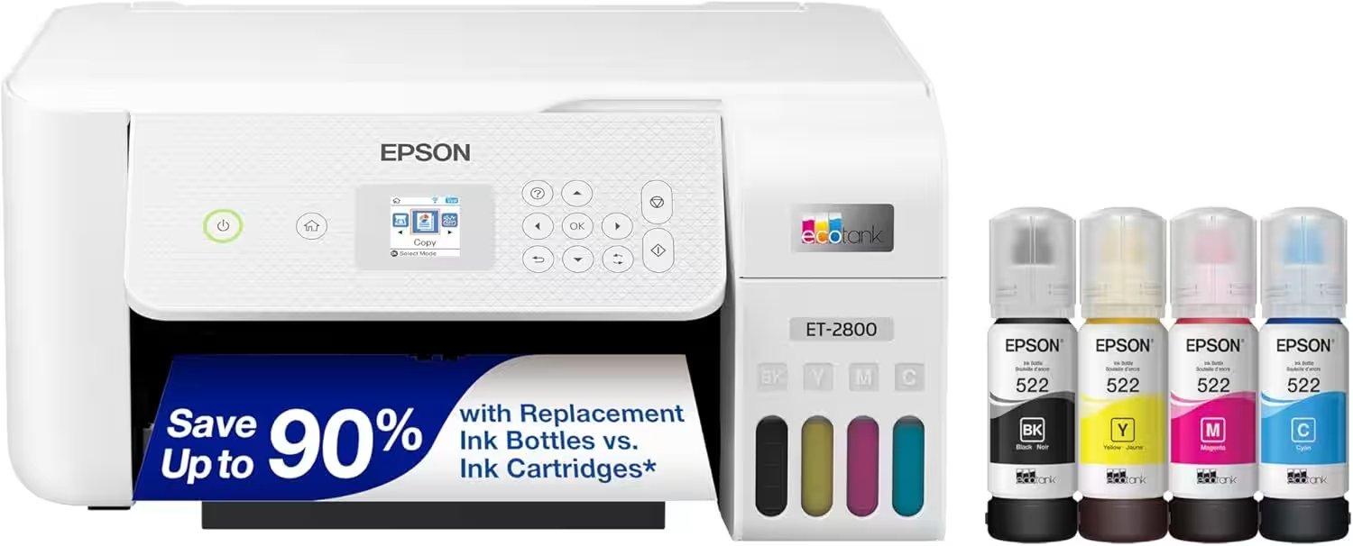 Epson EcoTank ET-2800 All-in-One Printer Review