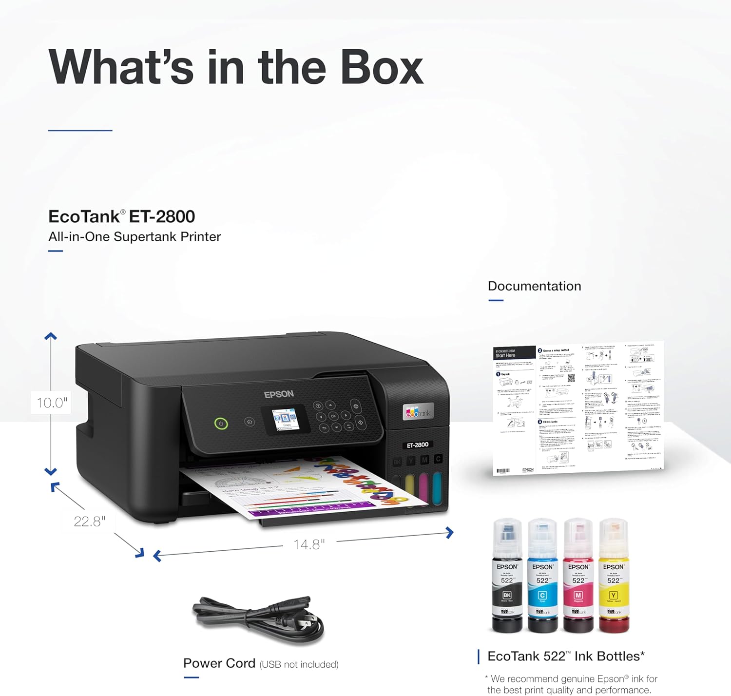 Epson EcoTank ET-2800 All-in-One Supertank Printer - Is It Worth the Price?