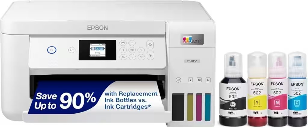 Epson EcoTank ET-2850 Wireless Color All-in-One Printer Review: Why 40,000+ Amazon Buyers Can't Stop Raving About It - Product Image