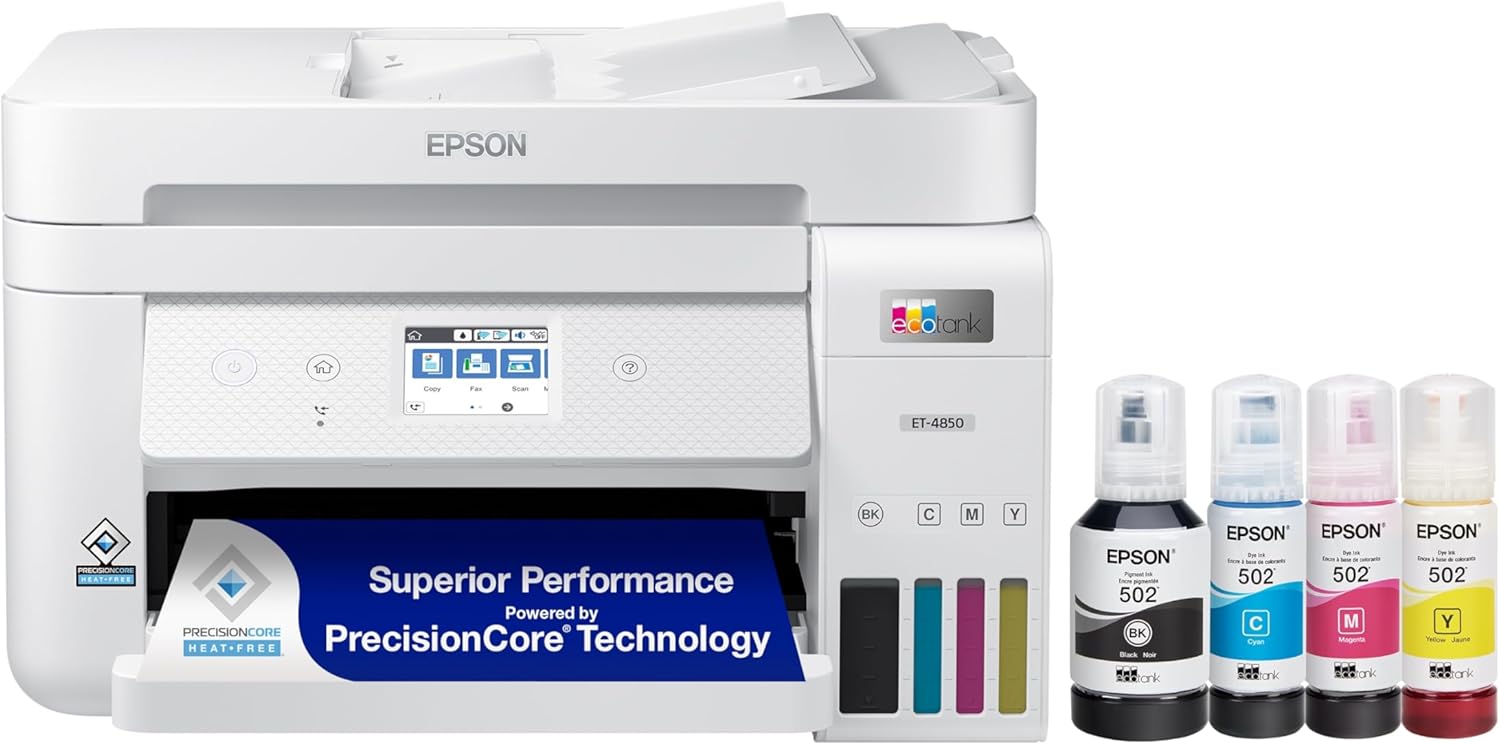 Epson EcoTank ET-4850 All-in-One Supertank Printer Review