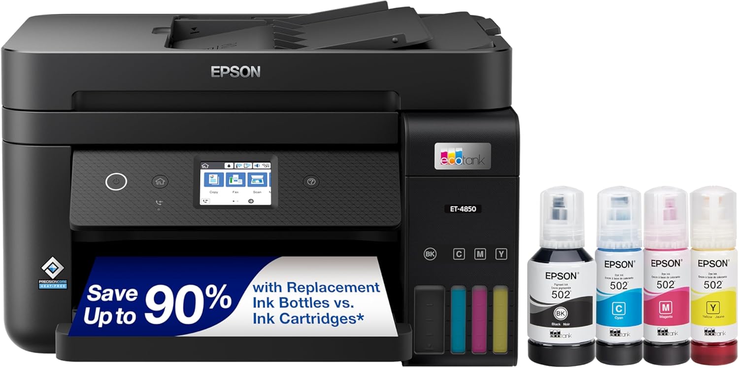 Epson EcoTank ET-4850 All-in-One Supertank Printer - Is It Worth the Price?