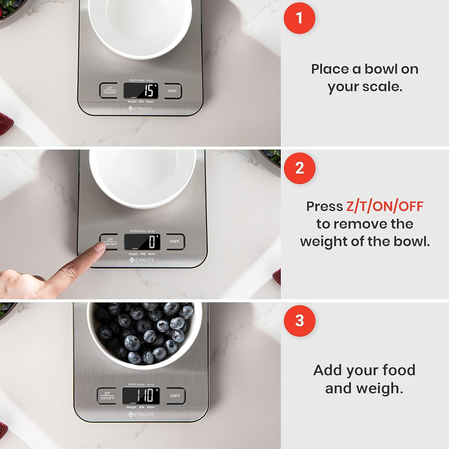 Etekcity ESN00 Smart Nutrition Food Scale - How It Compares