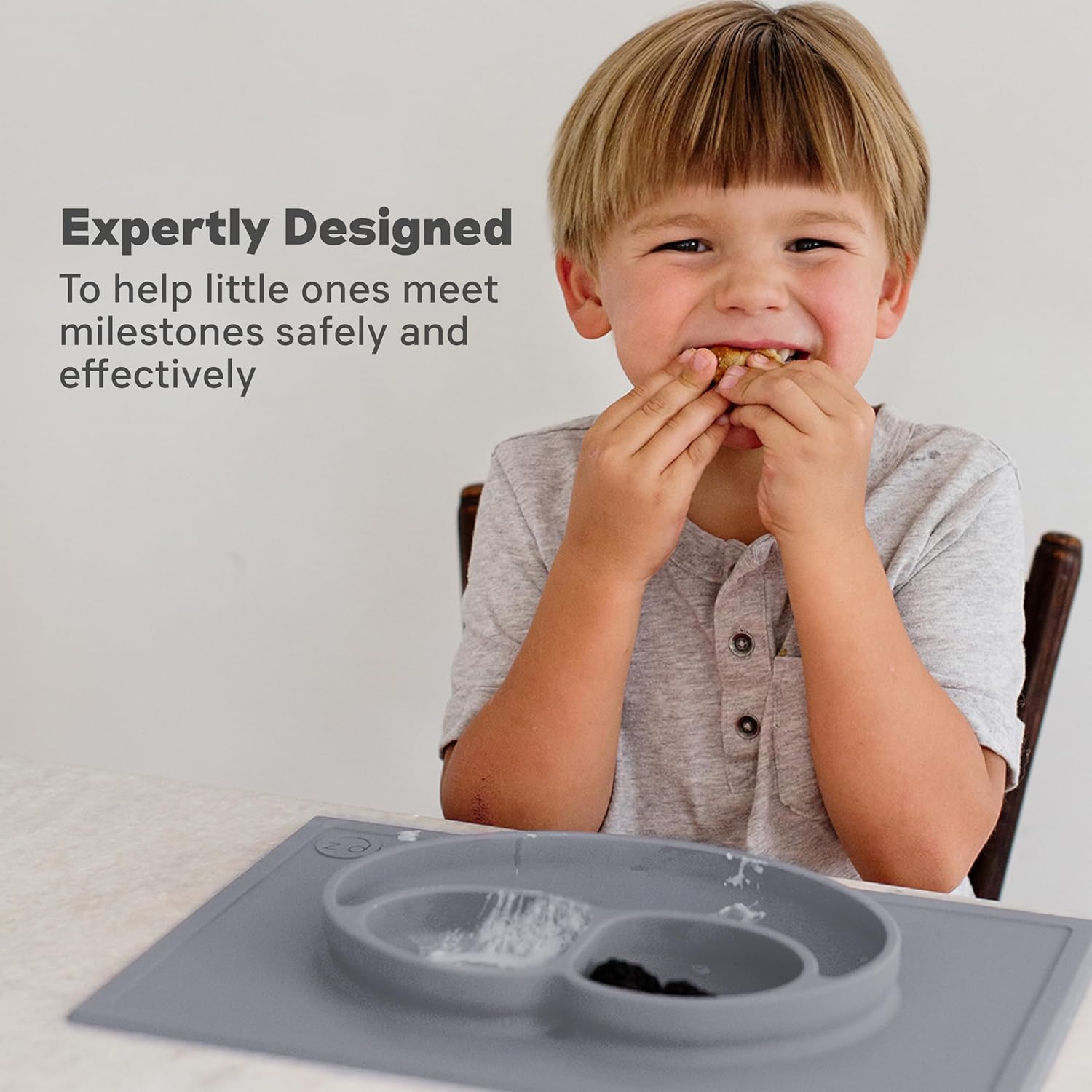 ezpz Happy Mat Silicone Suction Placemat for Babies - Design and Build Quality