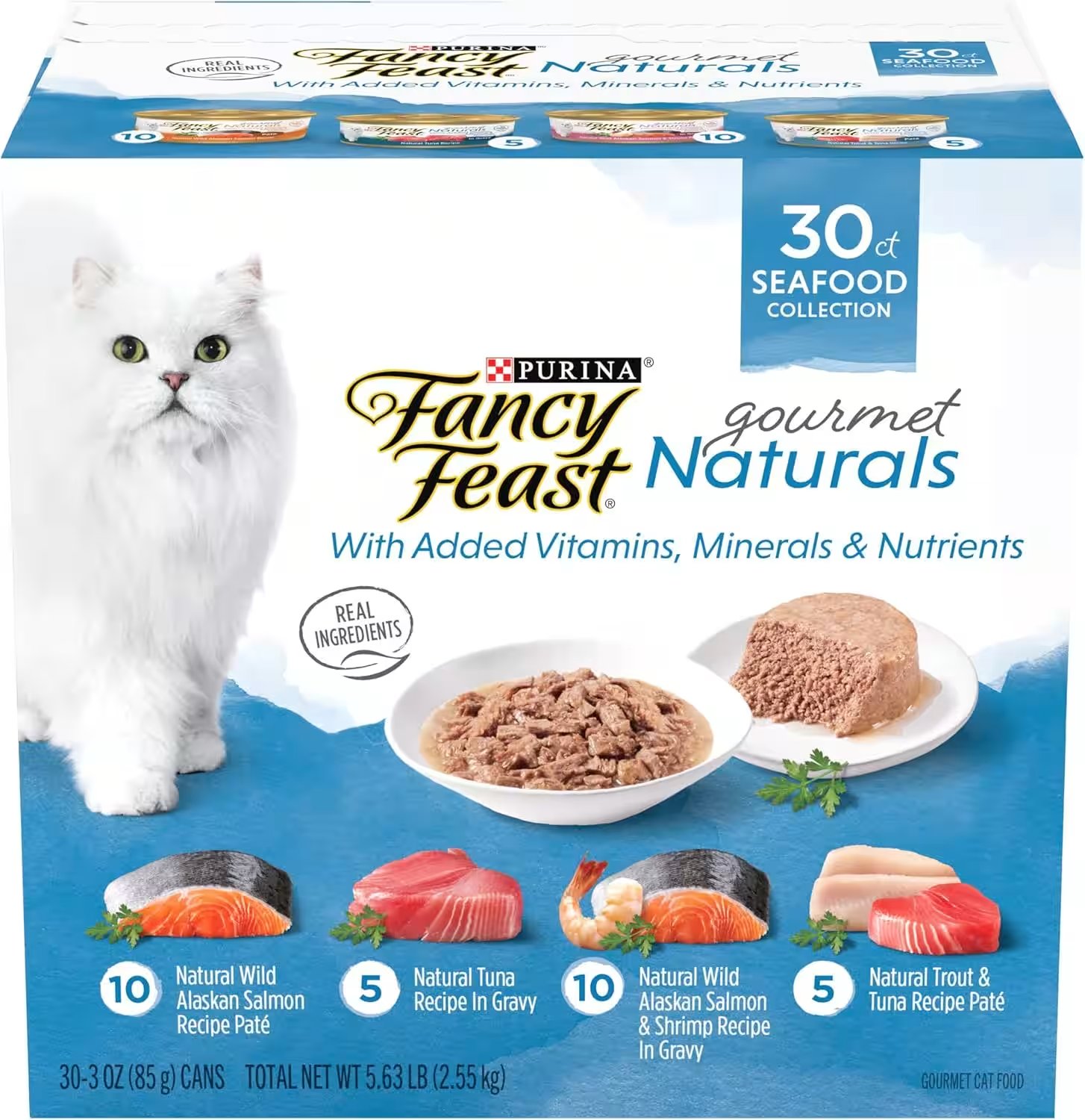 Fancy Feast Gourmet Naturals Wet Cat Food Variety 24 Pack Review