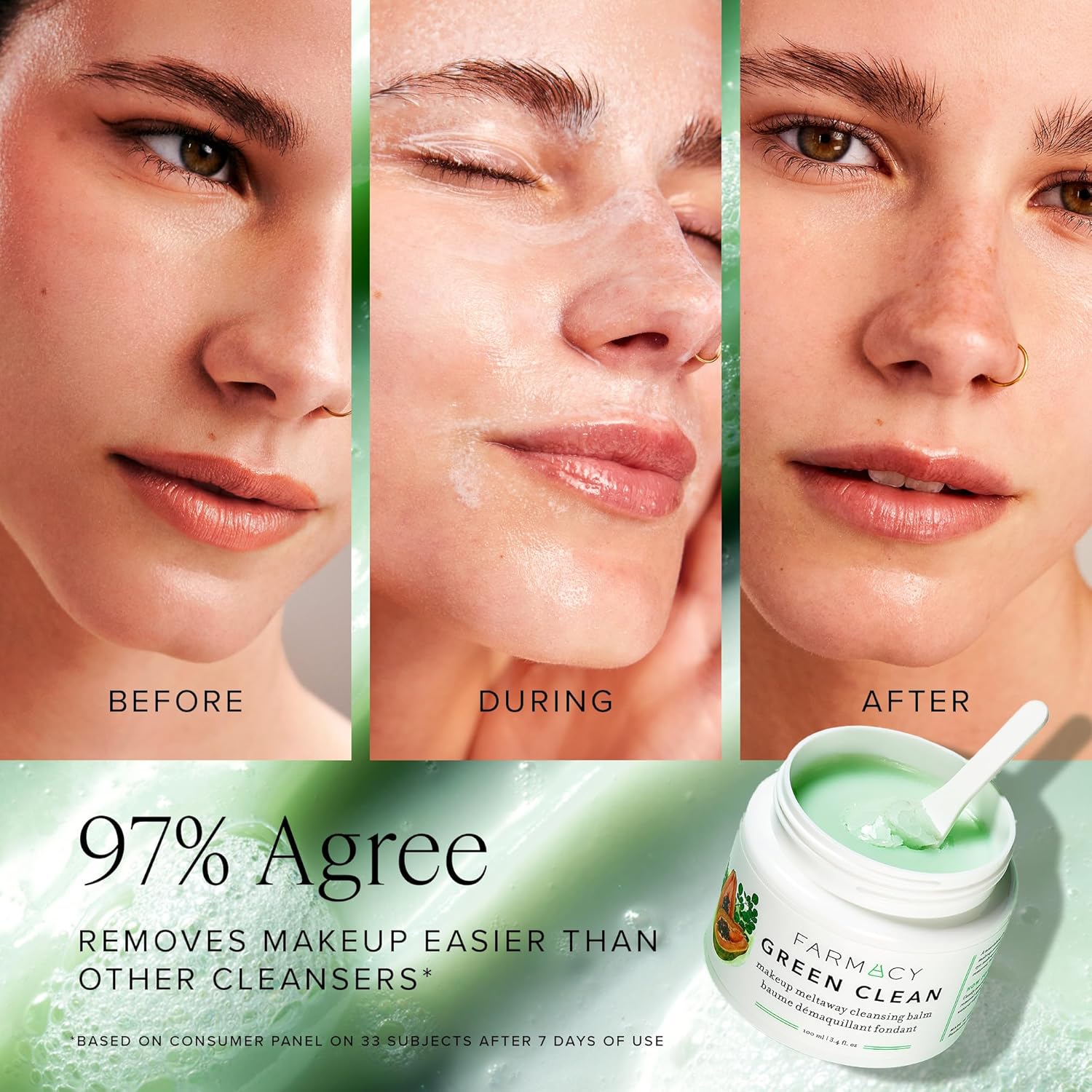 Farmacy Green Clean Makeup Removing Cleansing Balm 3.4oz - Design and Build Quality