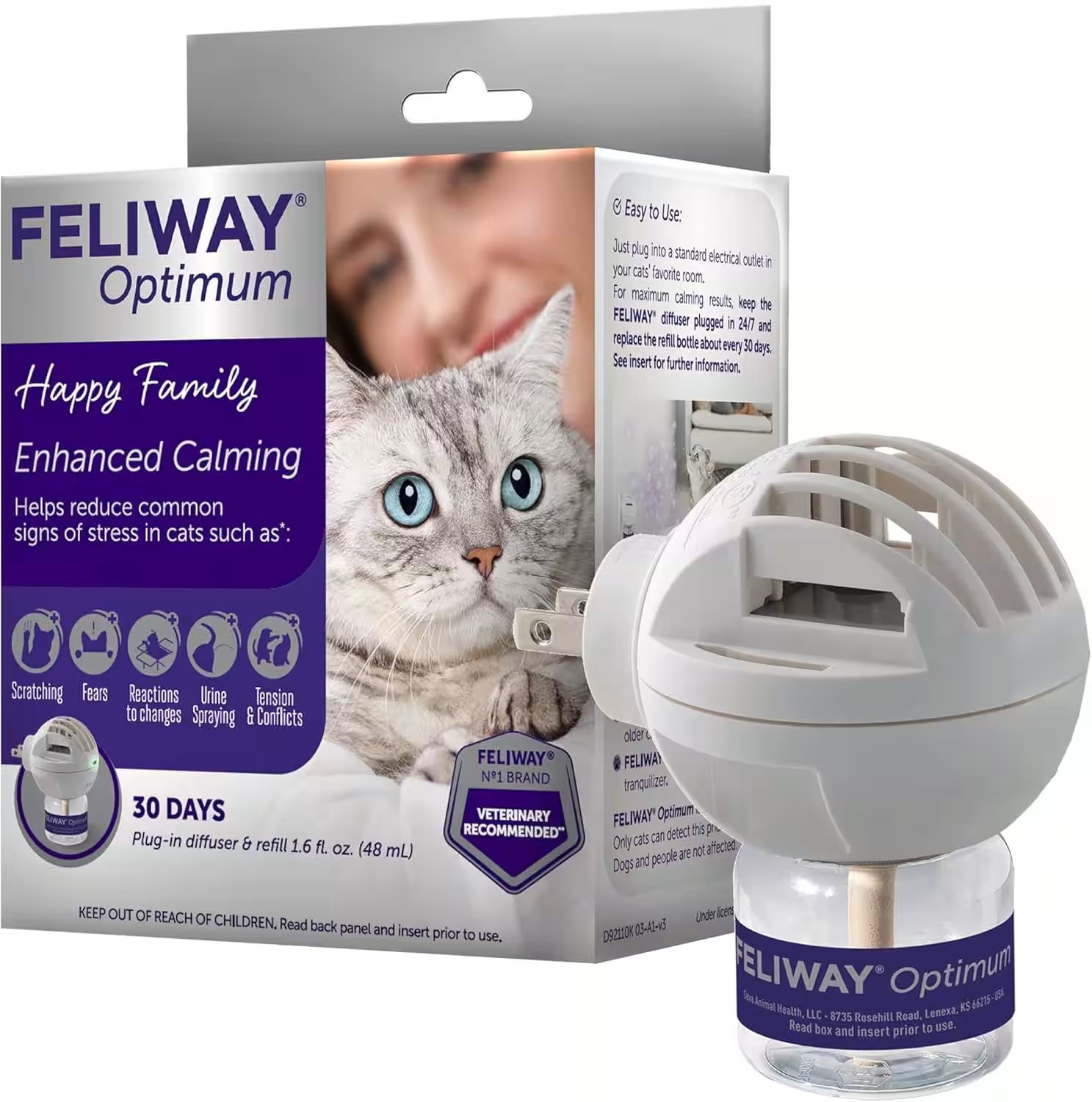 Feliway Classic Calming Diffuser Kit for Cats 30 Day Starter Review