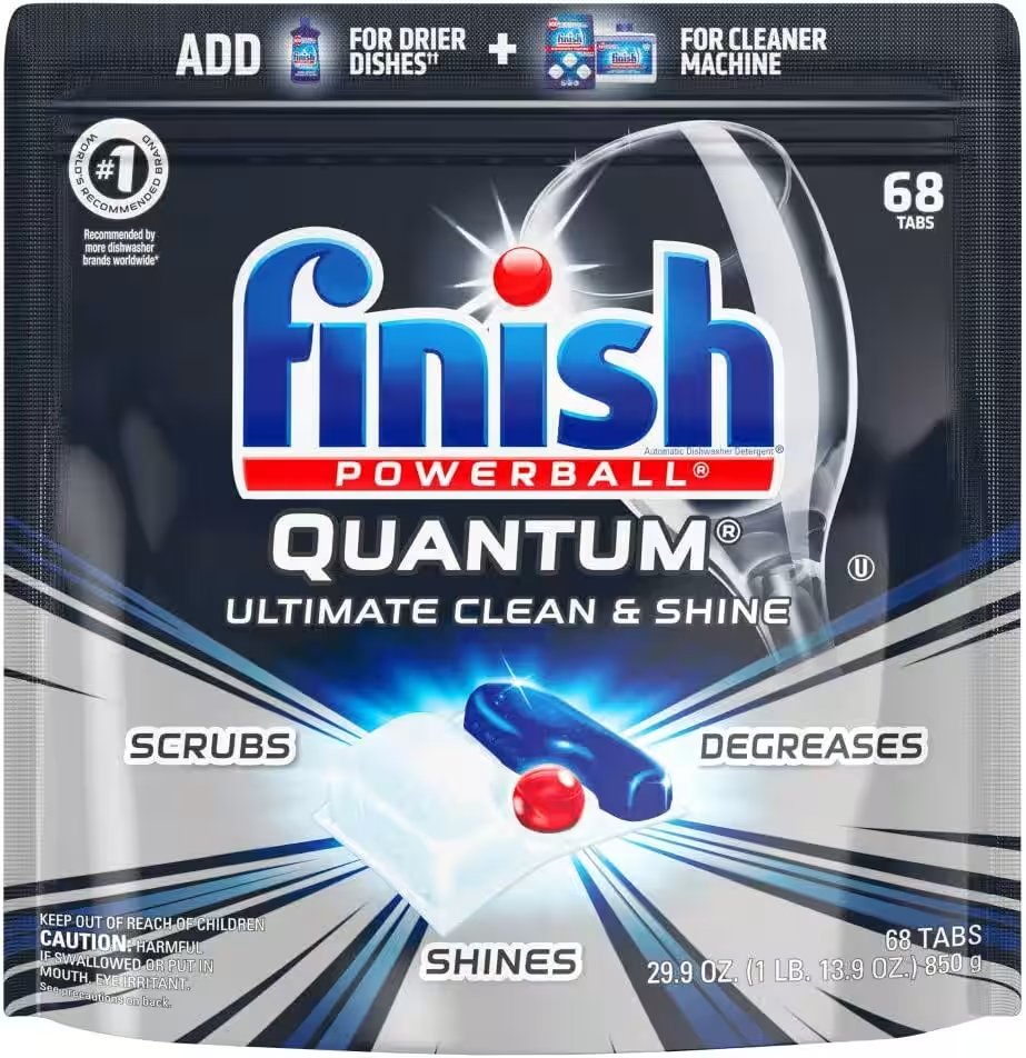 Finish Quantum Infinity Shine Dishwasher Detergent 68 Tabs Review 2026: Our Honest Verdict After Weeks of Testing - Product Image