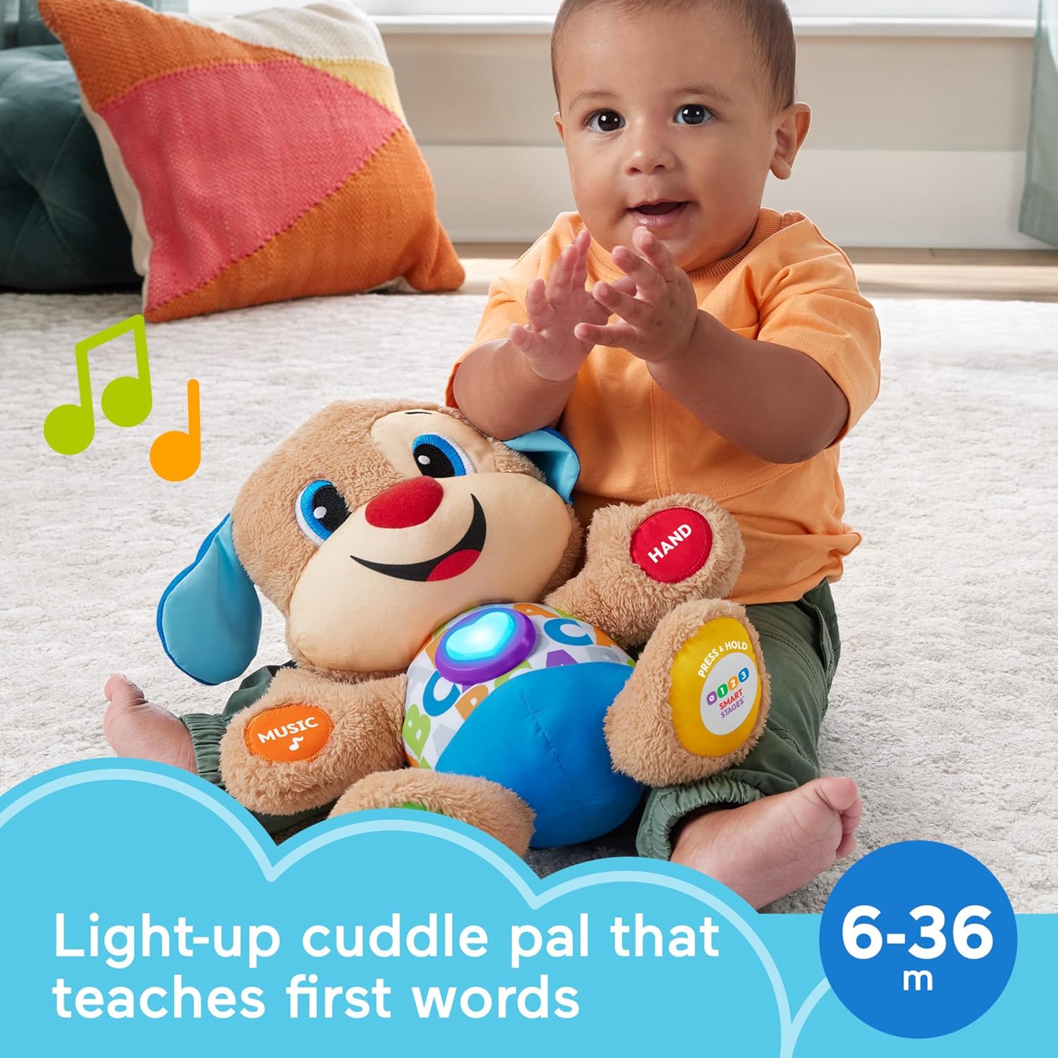 Fisher-Price Laugh and Learn Smart Stages Puppy - Key Specifications