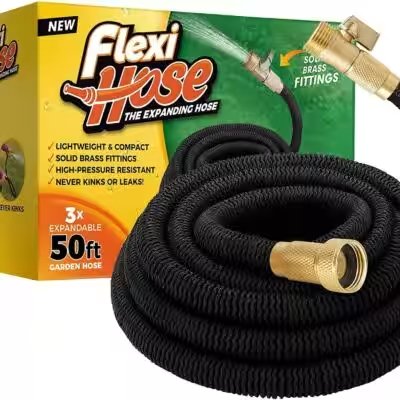 Flexi Hose Expandable Garden Hose 50FT with Brass Fittings Review — The Amazon Favorite With 15,000+ Ratings Put to the Test - Product Image