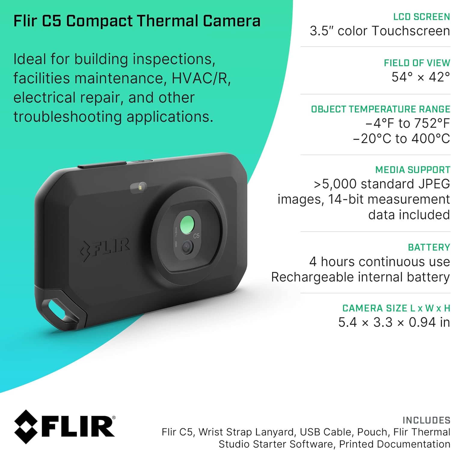 Flir C5 Compact Thermal Camera 160x120 - Real-World Performance