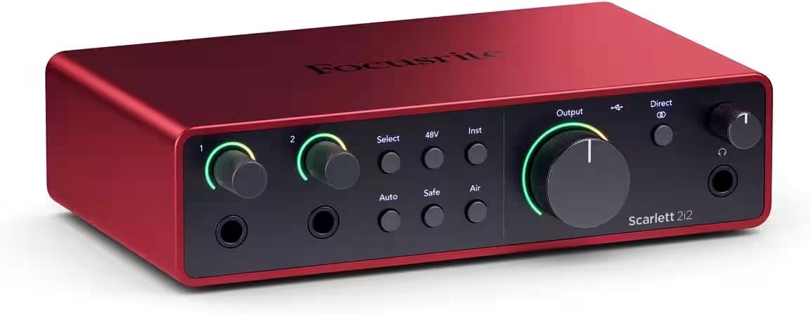Focusrite Scarlett 2i2 4th Gen USB Audio Interface Review