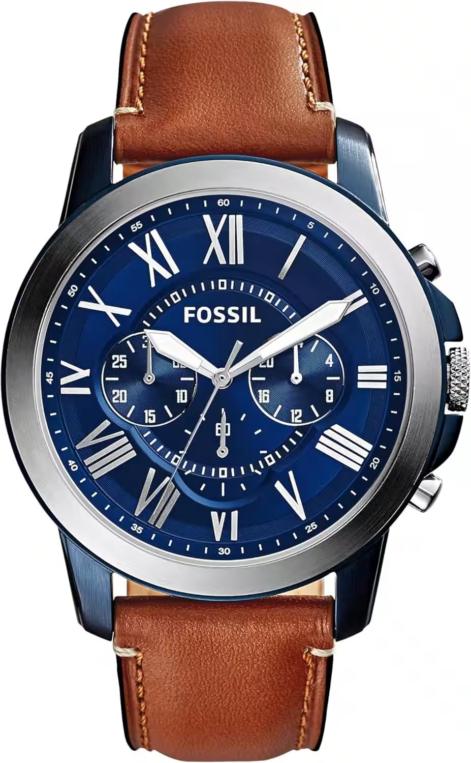 Fossil Grant Chronograph Leather Watch Men Review
