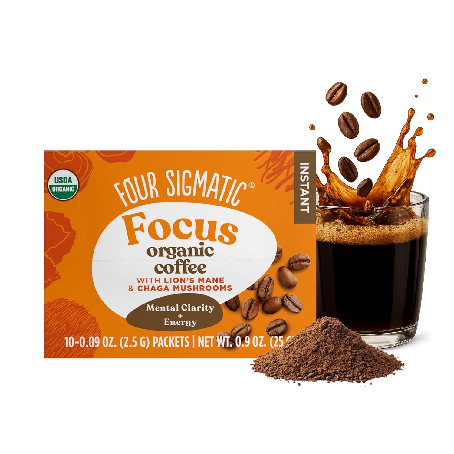 Four Sigmatic Mushroom Coffee Mix Lion's Mane 10 Pack Review