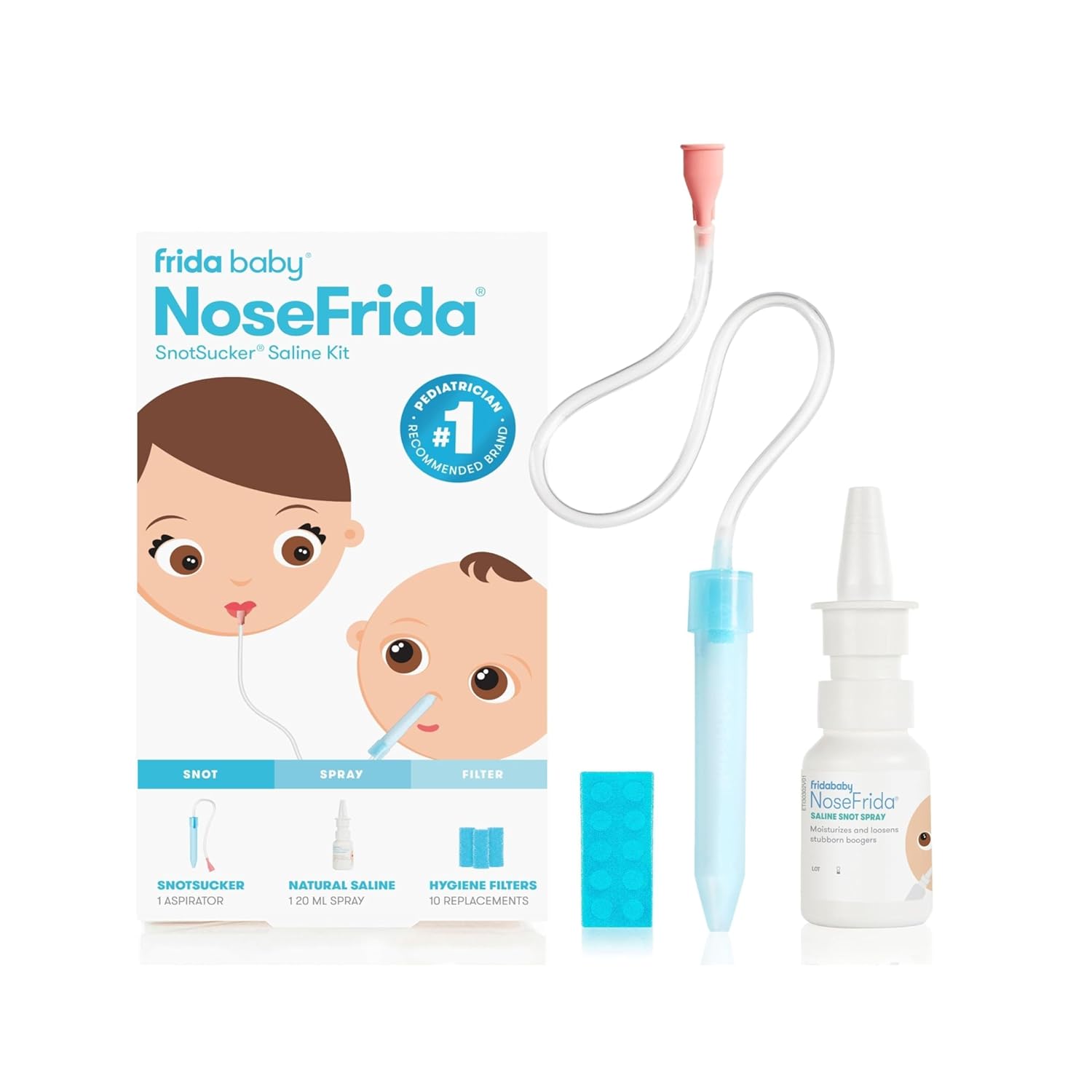 Fridababy NoseFrida Saline Kit Nasal Aspirator Review