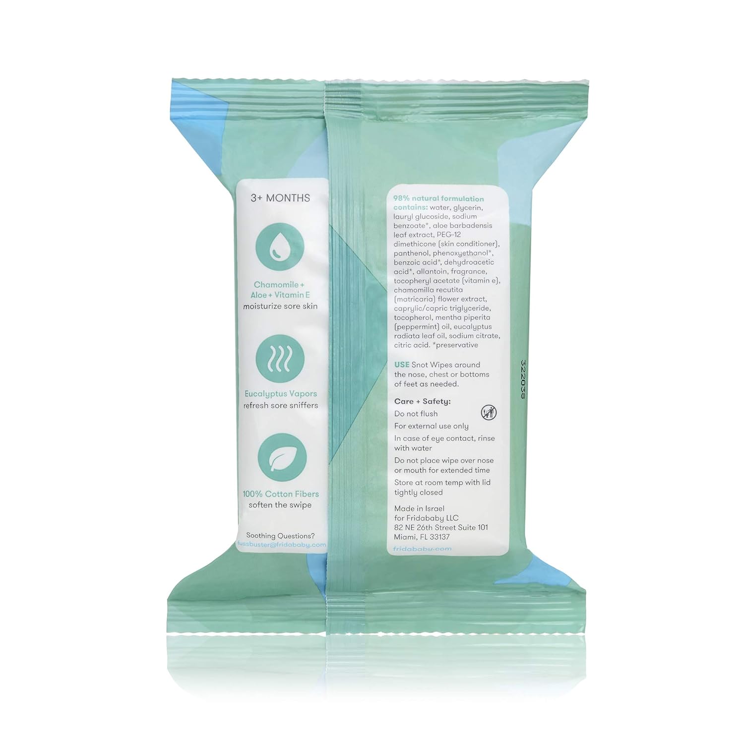 FridaBaby Vapor Wipes Saline Wipes for Stuffy Noses 30 Count - Design and Build Quality