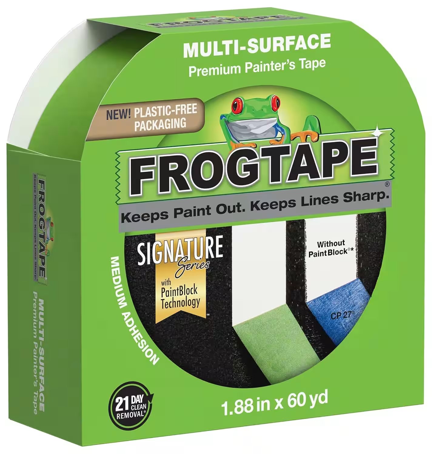FrogTape Multi-Surface Painters Tape 1.88 Inch 60 Yards Review