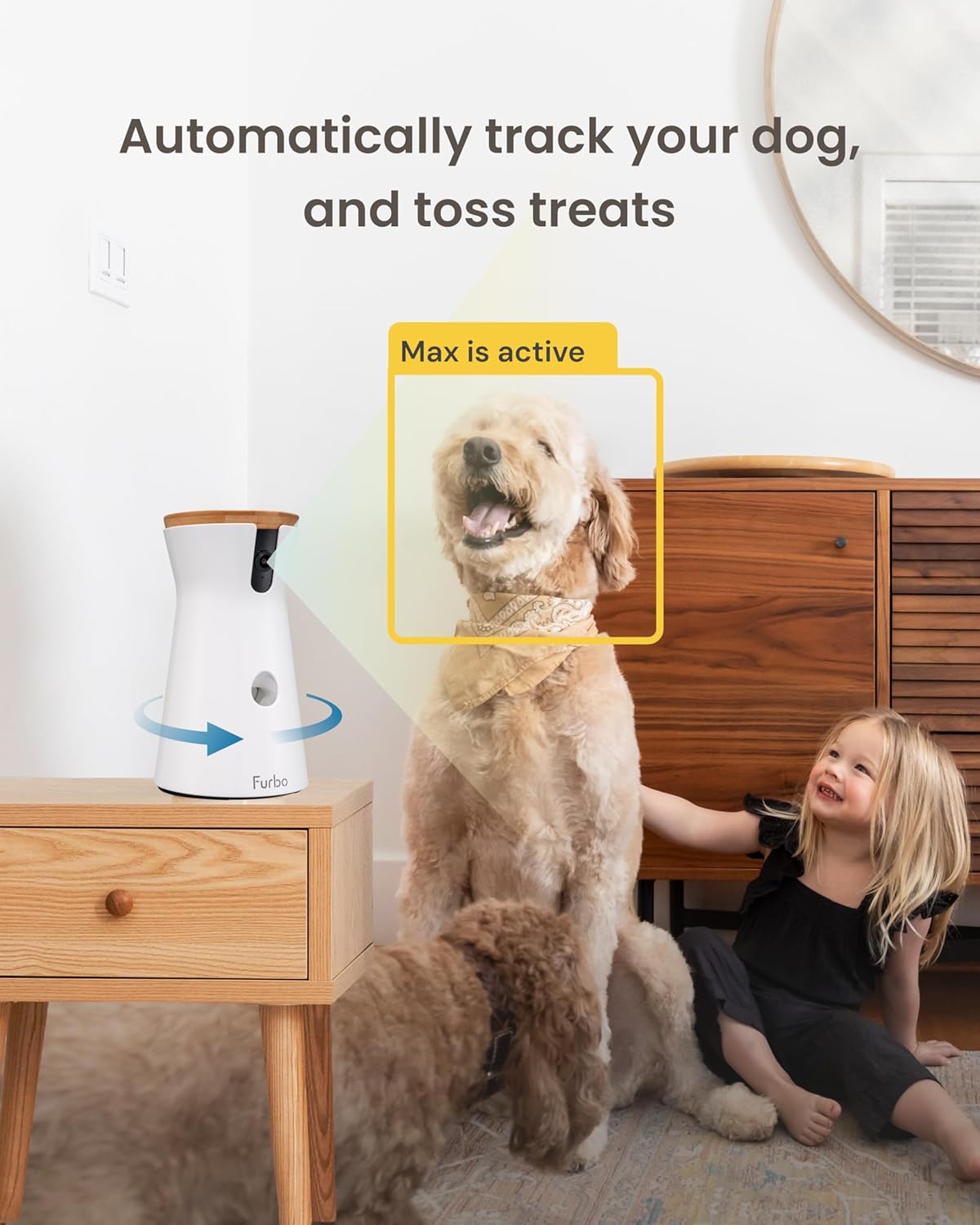 Furbo 360 Dog Camera Treat Tossing Full HD WiFi - Key Specifications