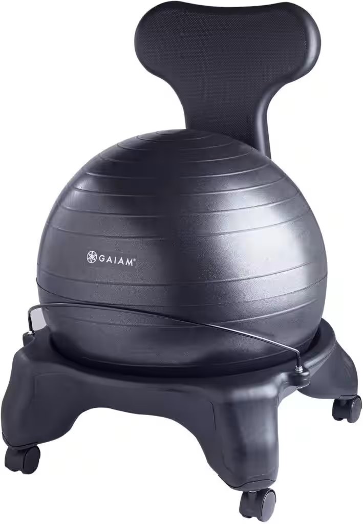 Gaiam Essentials Balance Ball Chair Review: The 20,000+-Review Amazon Hit — Worth Your Money? - Product Image