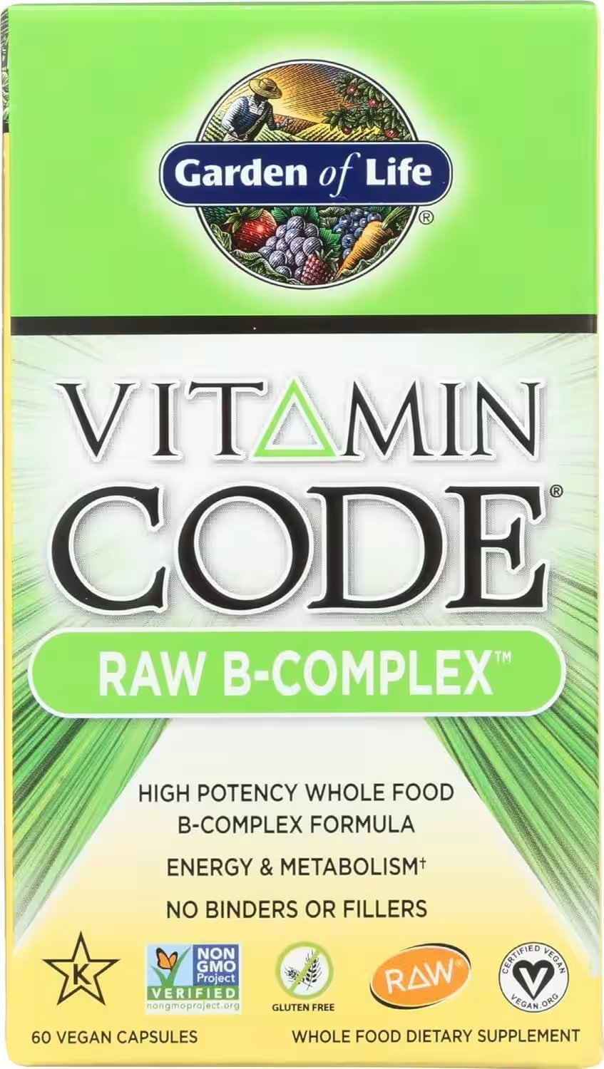 Garden of Life Vitamin Code Raw B-Complex 60 Capsules Review