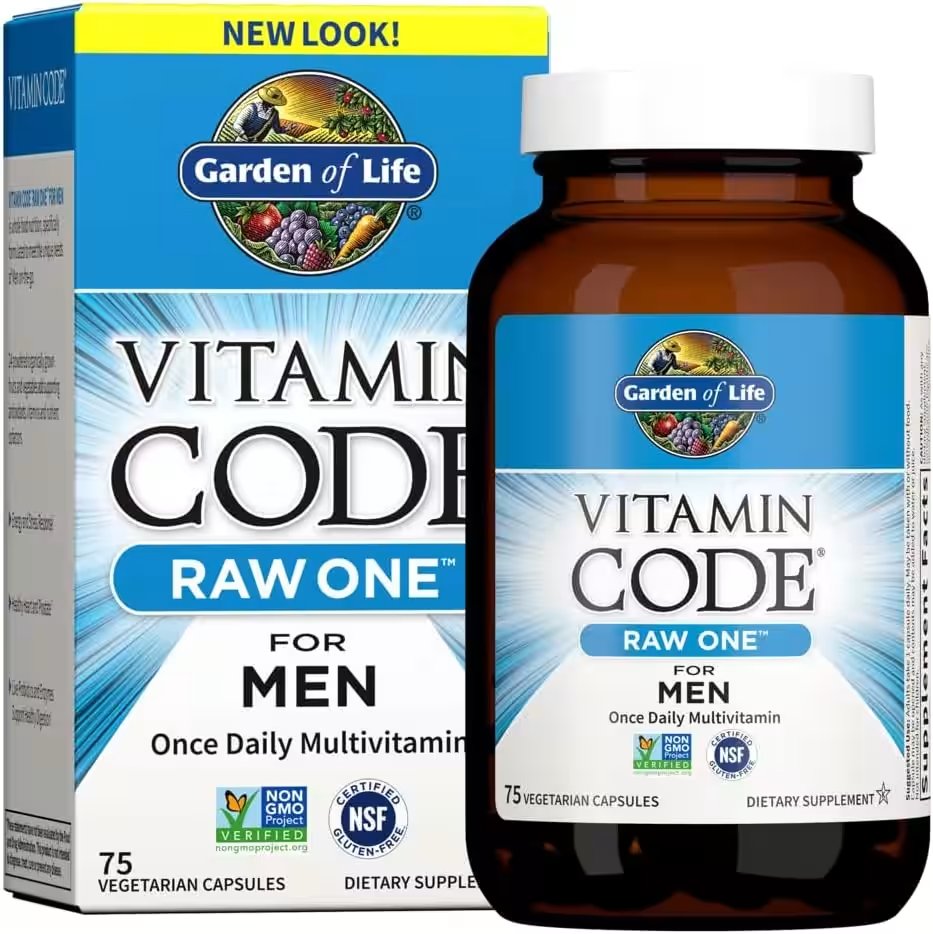 Garden of Life Vitamin Code Raw One for Men 75 Caps Review: Why 15,000+ Amazon Buyers Can't Stop Raving About It - Product Image