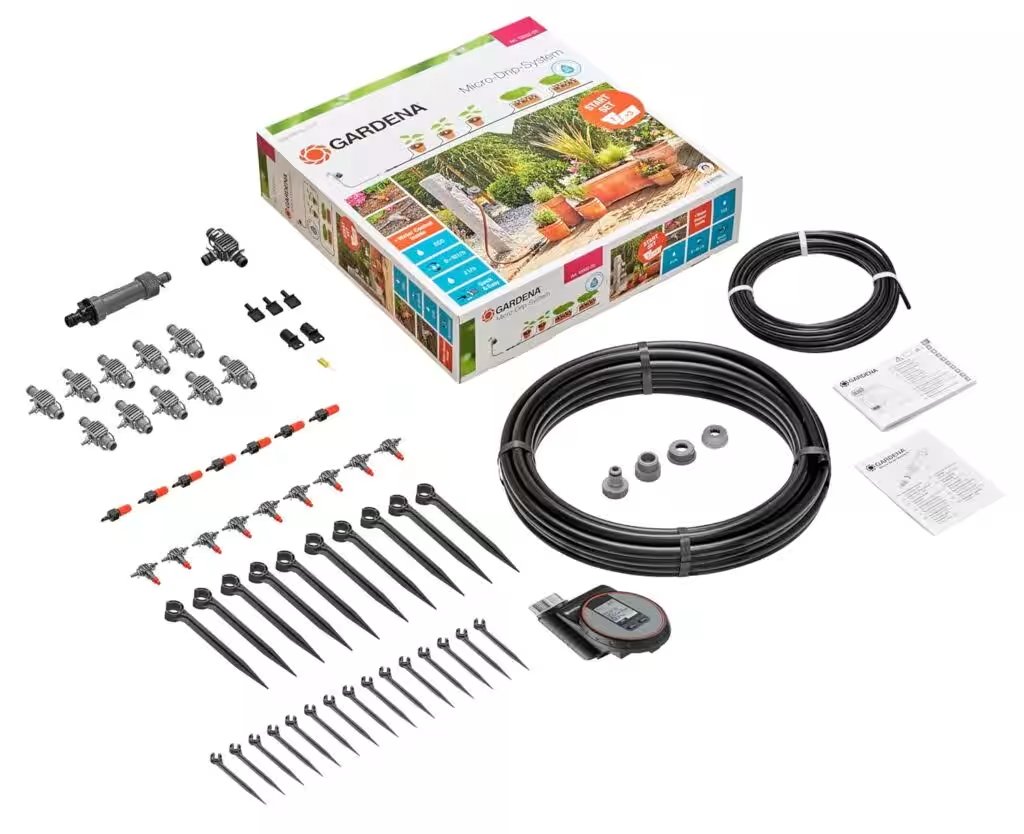 Gardena Micro-Drip Starter Set M for Flower Pots Review — The Amazon Favorite With 100,000+ Ratings Put to the Test - Product Image