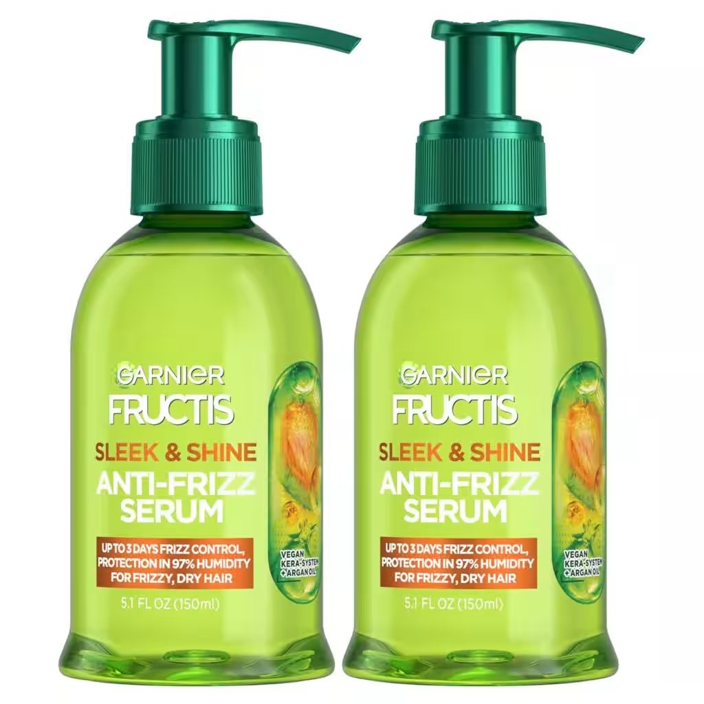 Garnier Fructis Sleek and Shine Anti-Frizz Serum 5.1oz Review — The Amazon Favorite With 29,000+ Ratings Put to the Test - Product Image
