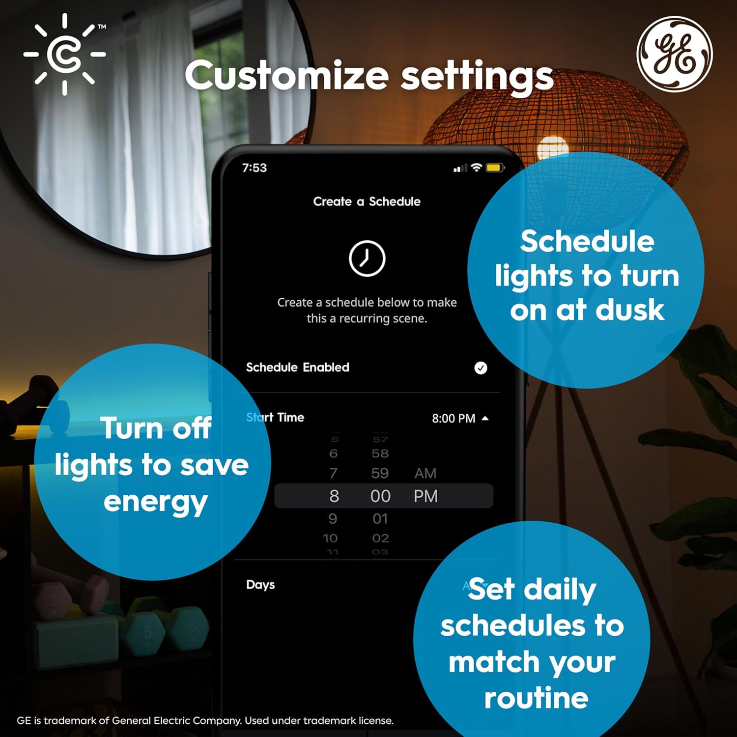 GE CYNC Smart LED Light Bulbs Color Changing A19 4 Pack - Real-World Performance
