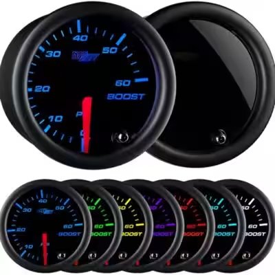 GlowShift 7 Color Series Boost Gauge Kit 60 PSI Review: 60,000+ Reviews Can't Be Wrong — Or Can They? - Product Image