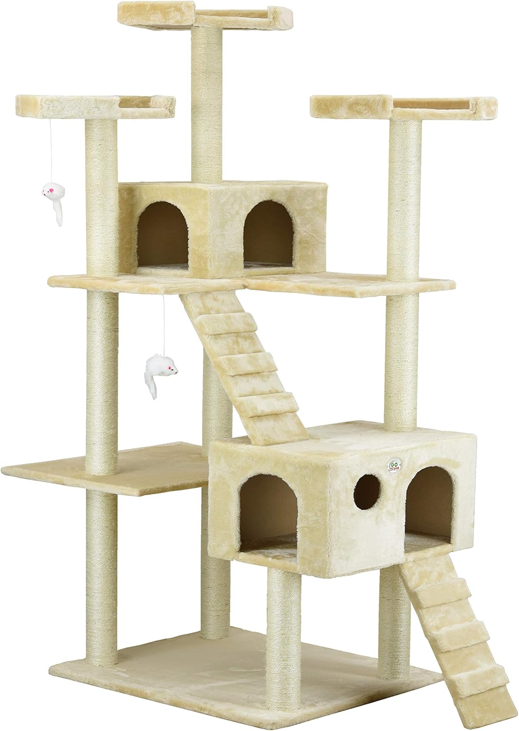 Go Pet Club 72 Inch Cat Tree Beige Review