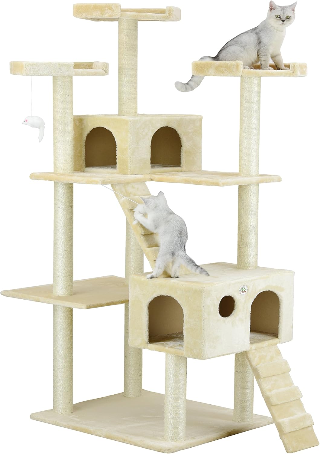 Go Pet Club 72 Inch Cat Tree Beige - Key Specifications